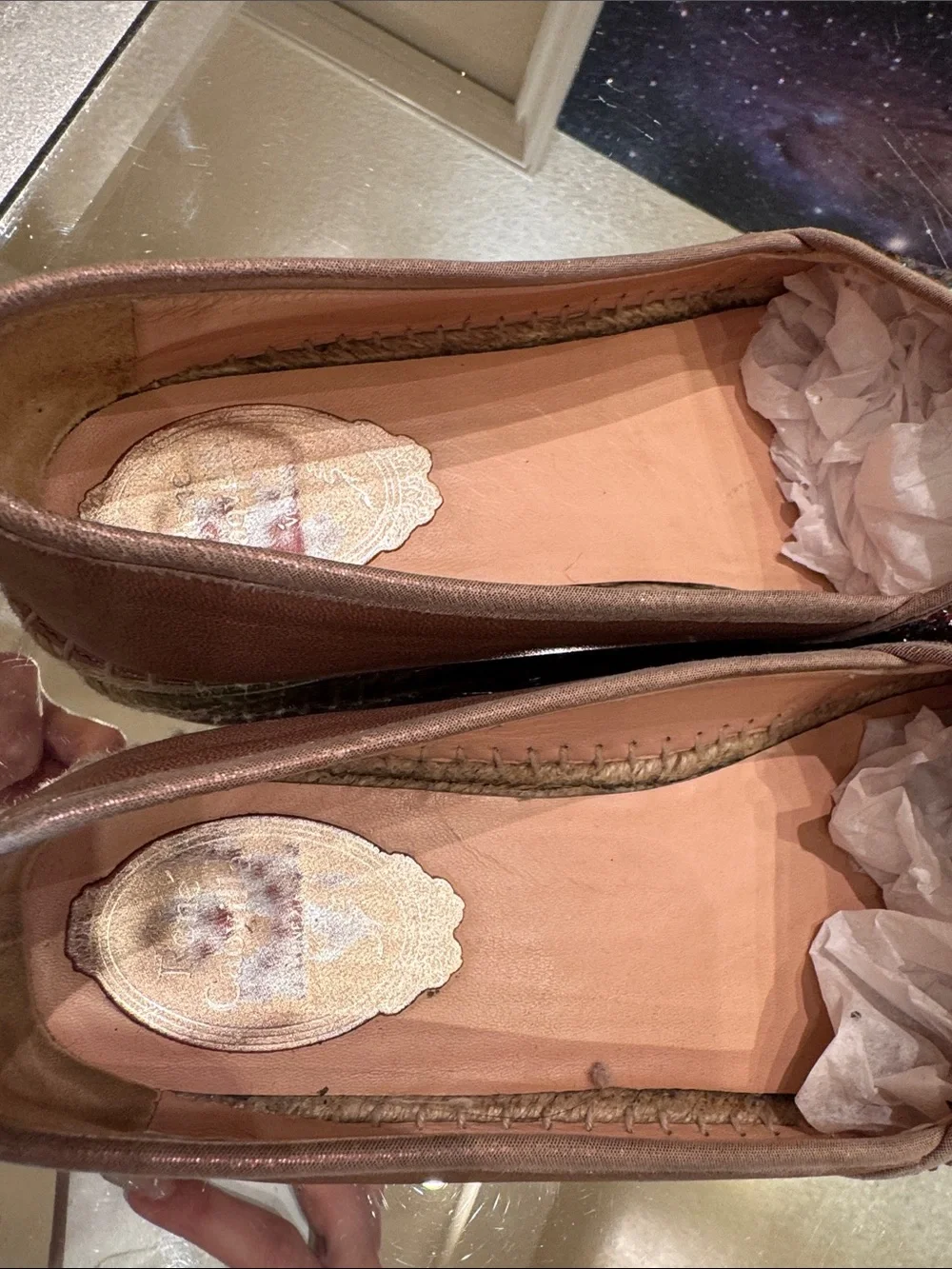 Rene Caovilla Pastel Crystal Espadrilles